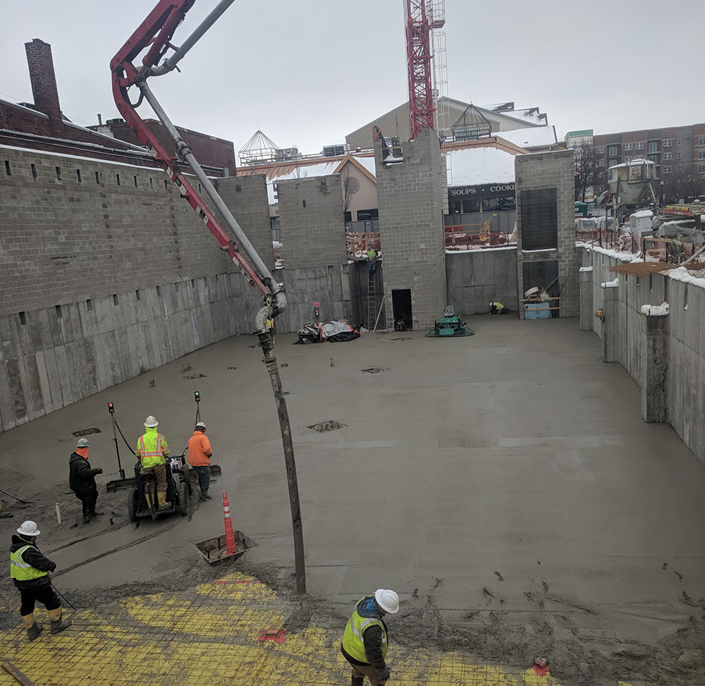 Laser Screed and Line Dragon Technology in West Lafayette, IN | TIPP-Mont Concrete Pumping